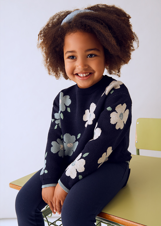 Camisola jacquard menina            