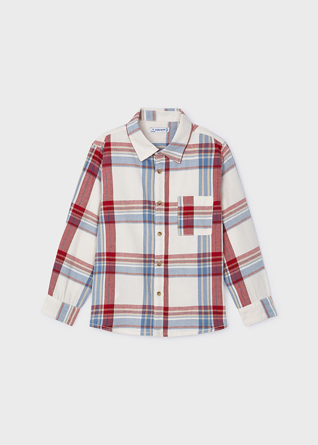 Camisa m/comp.xadrez         