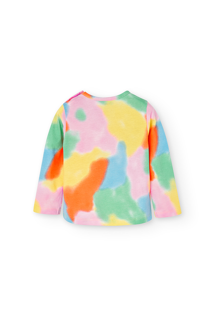 Camiseta malha estampado do bébé -bci