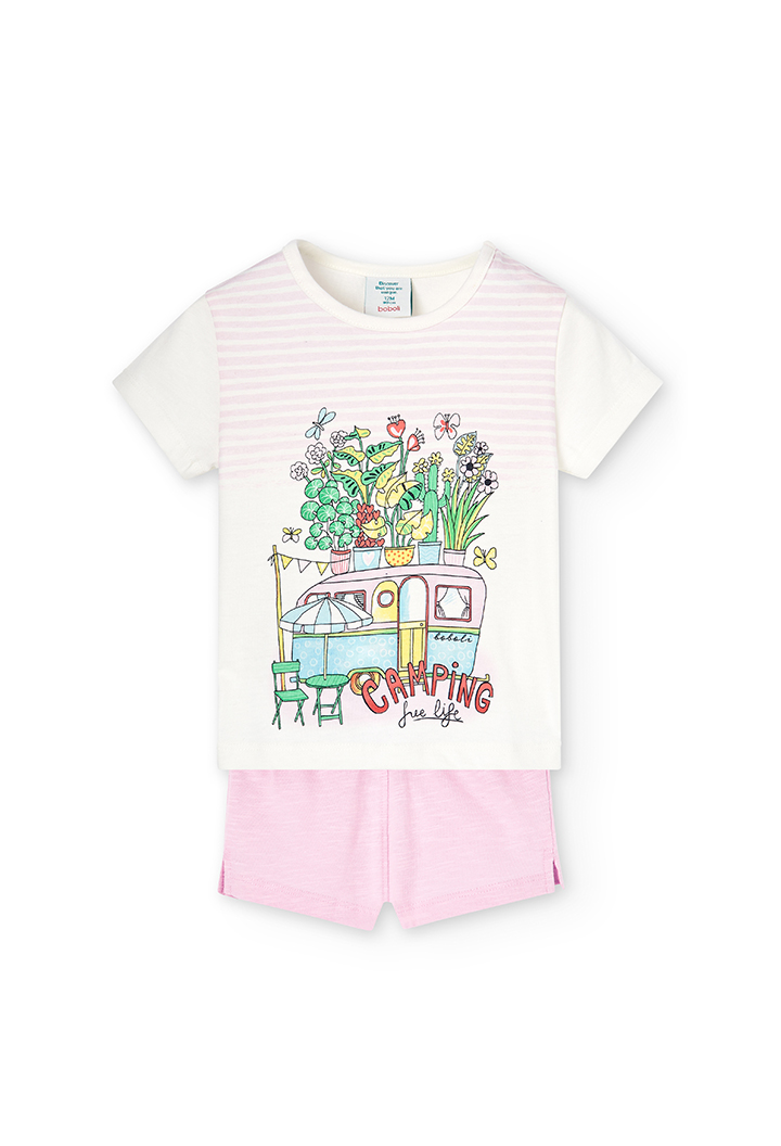 Pack ponto combinado para o bebé menina -bci