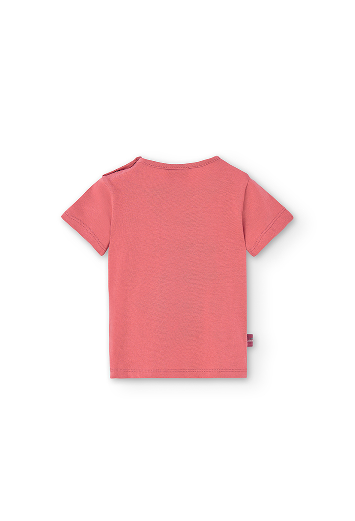 Camiseta malha para o bebé menina