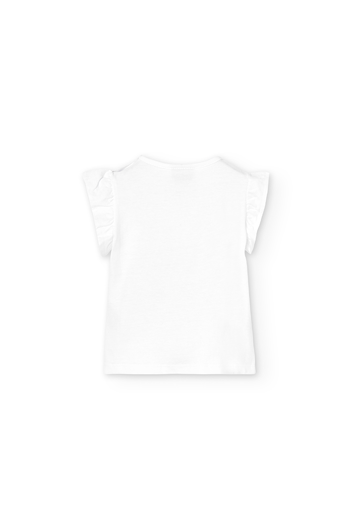 Camiseta malha para o bebé menina