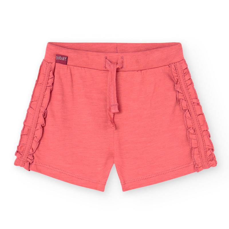 Short malha flame para o bebé menina