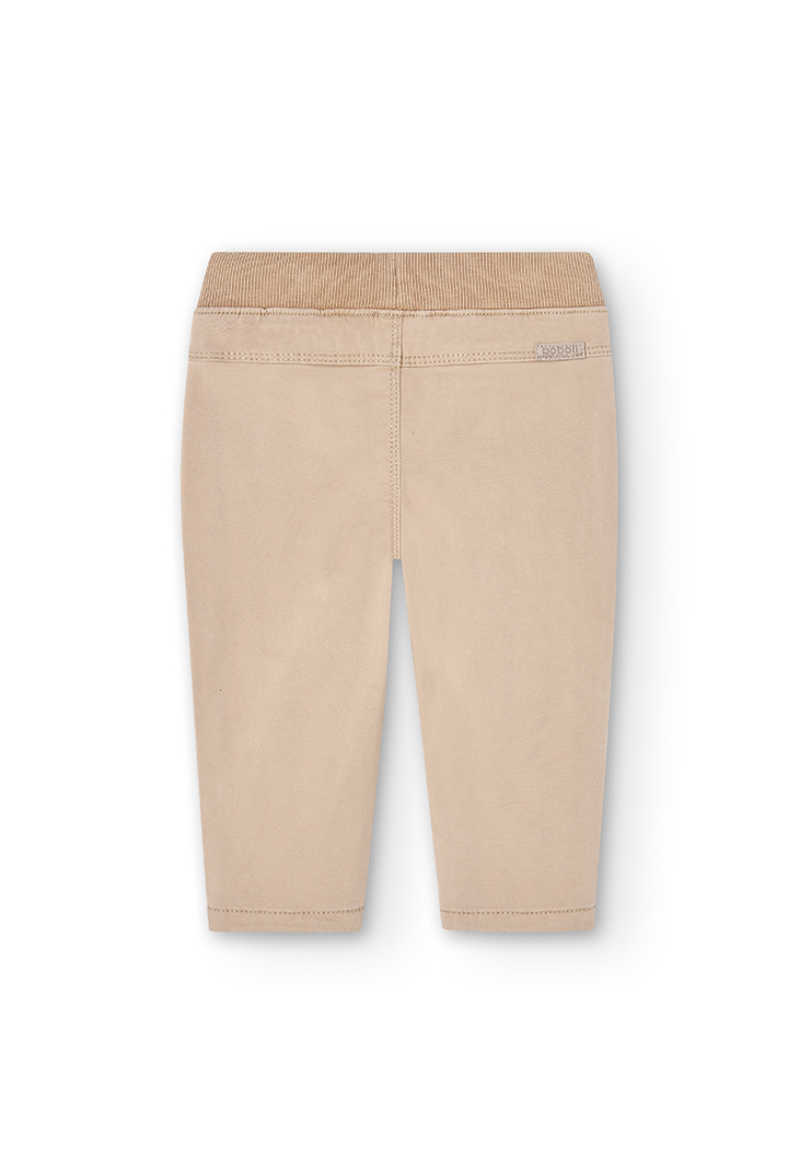 Calças gabardina elástica menino -bci