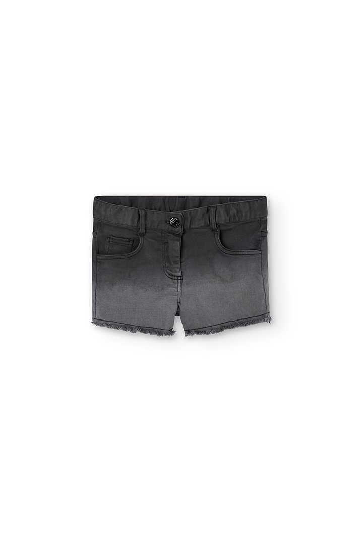 Short denim elástico para menina