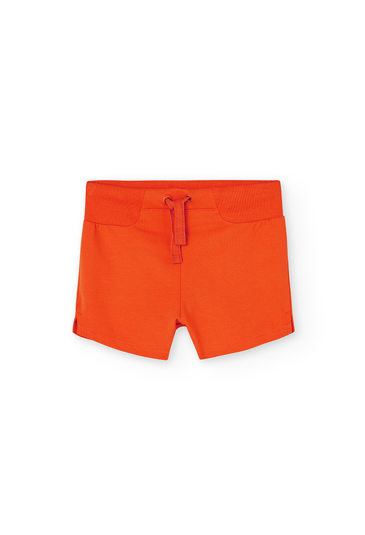 Short felpa elástica para menina