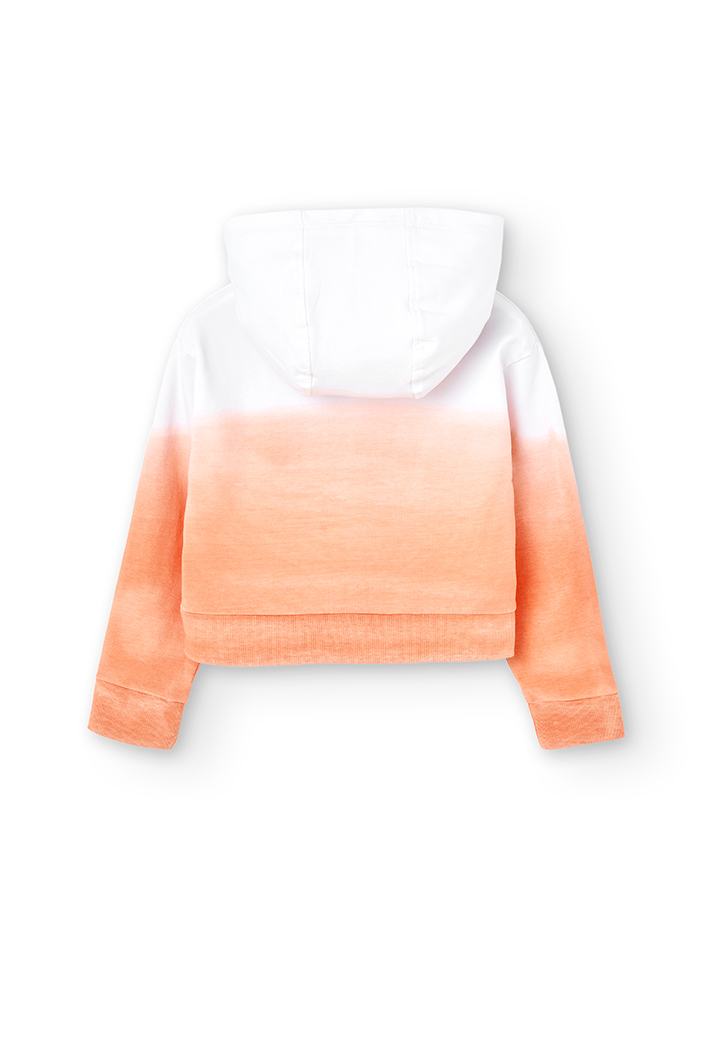Sweatshirt felpa com capuz para menina