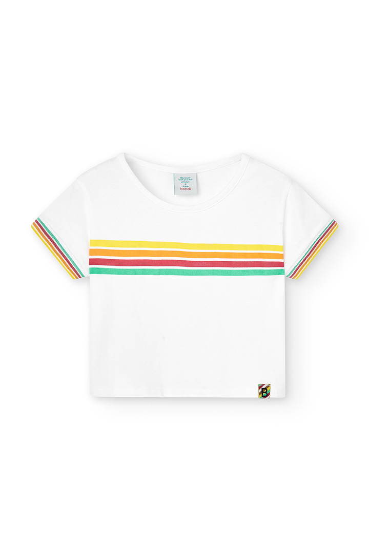 Camiseta malha para menina