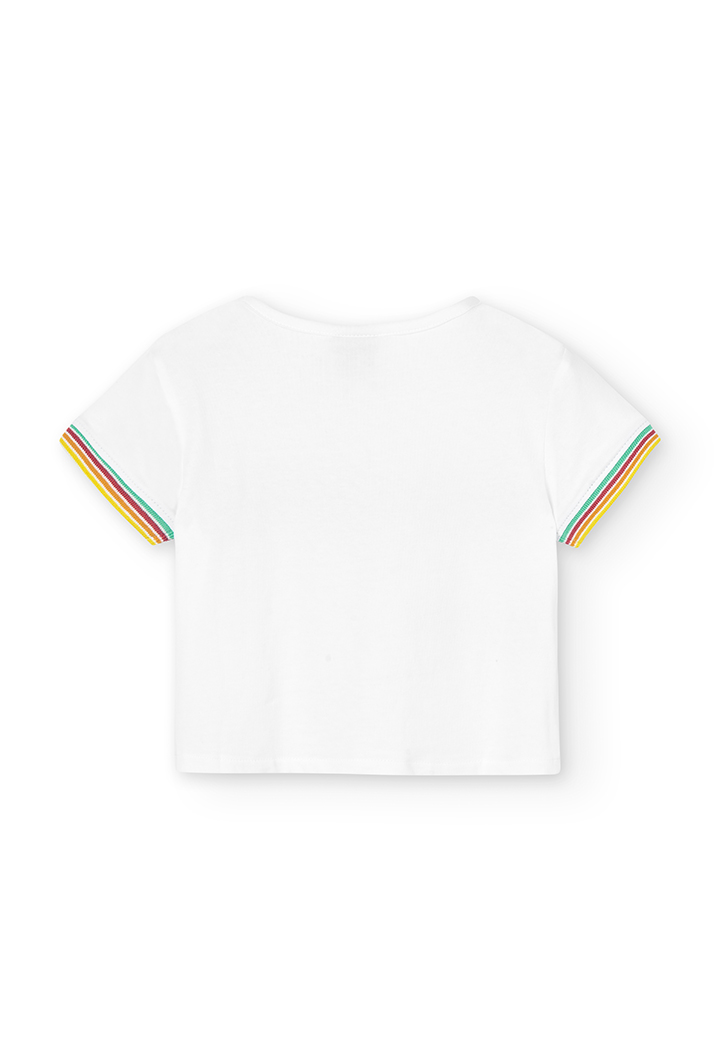 Camiseta malha para menina