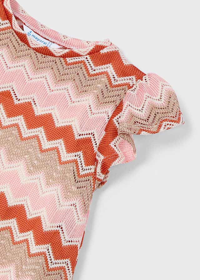 Vestido zigzag             