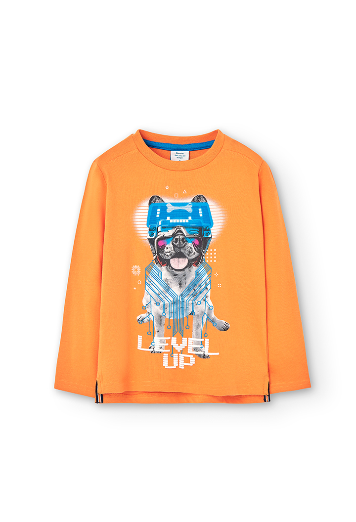 Camiseta malha para menino