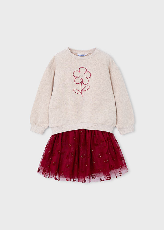 Conj. saia tule fantasia     