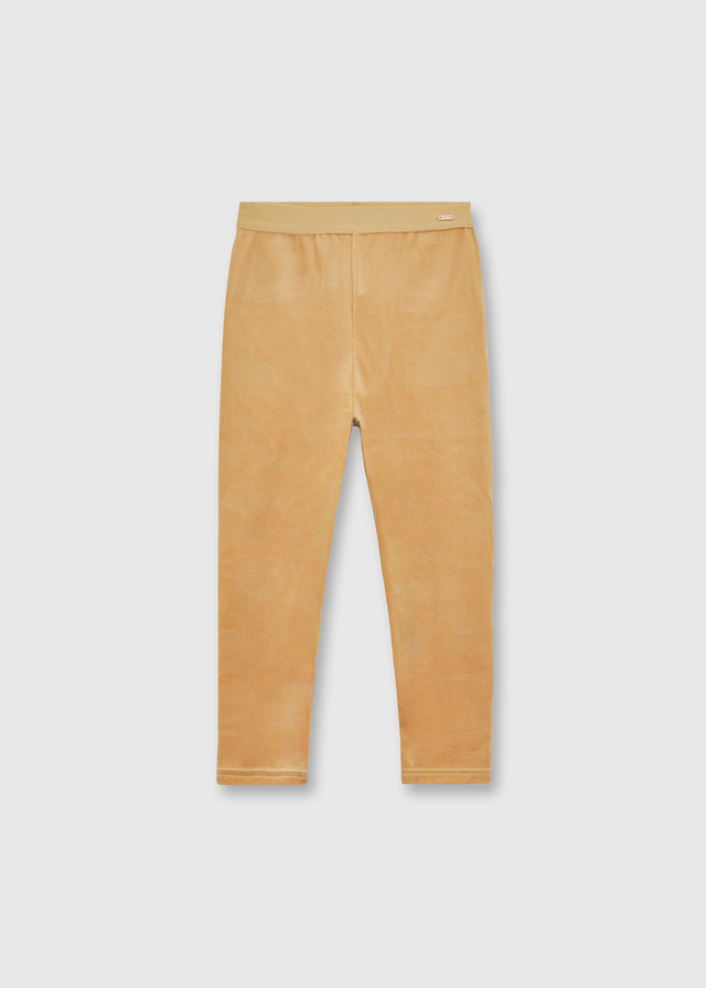 Leggings aveludadas básicas  