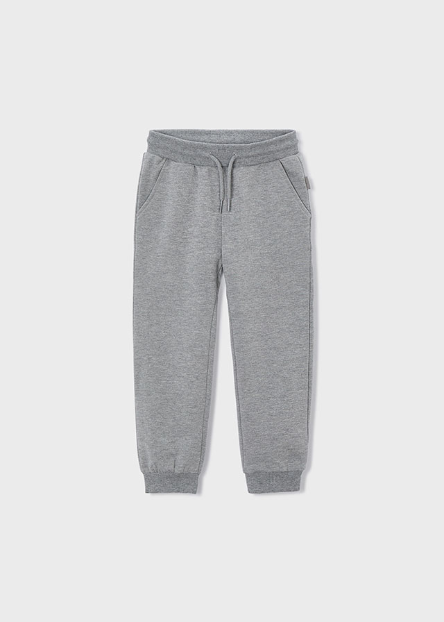 Calça felpa básica punhos    