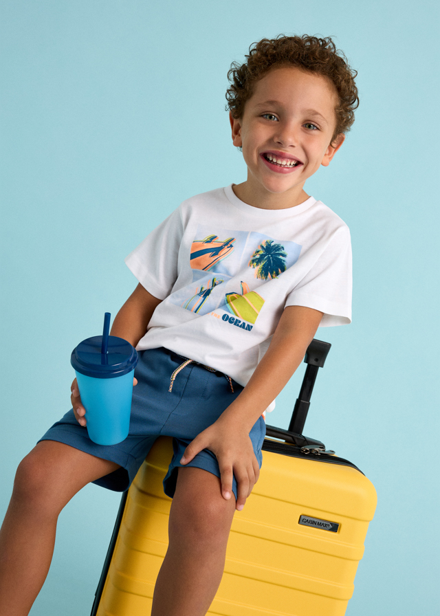 Conj. bermuda + t-shirt     