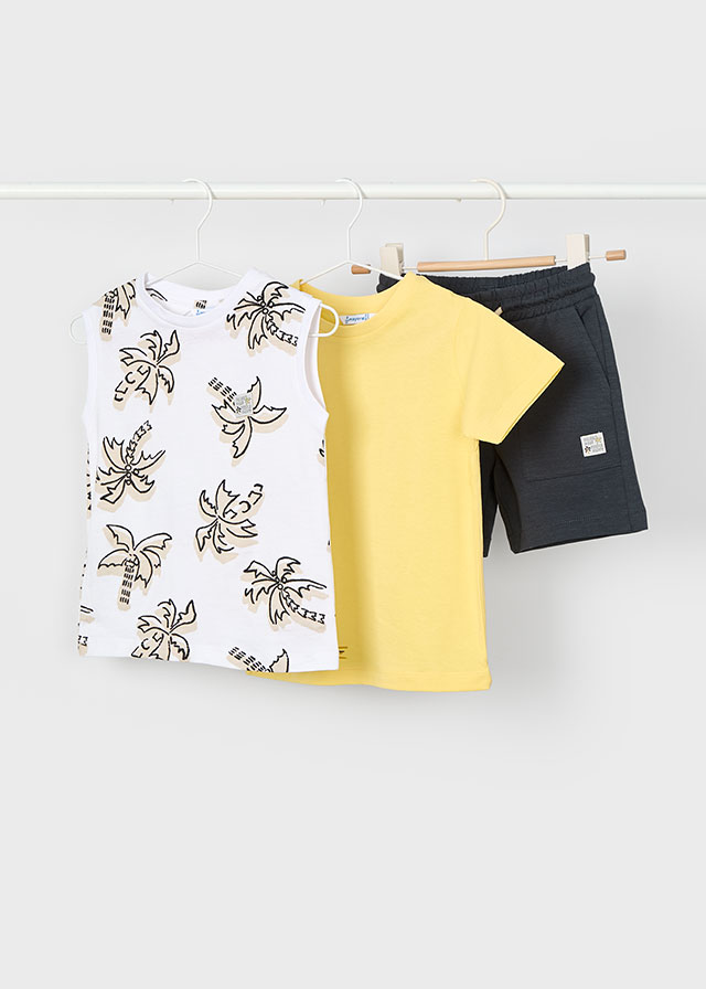 Conj. 3 peças estampado