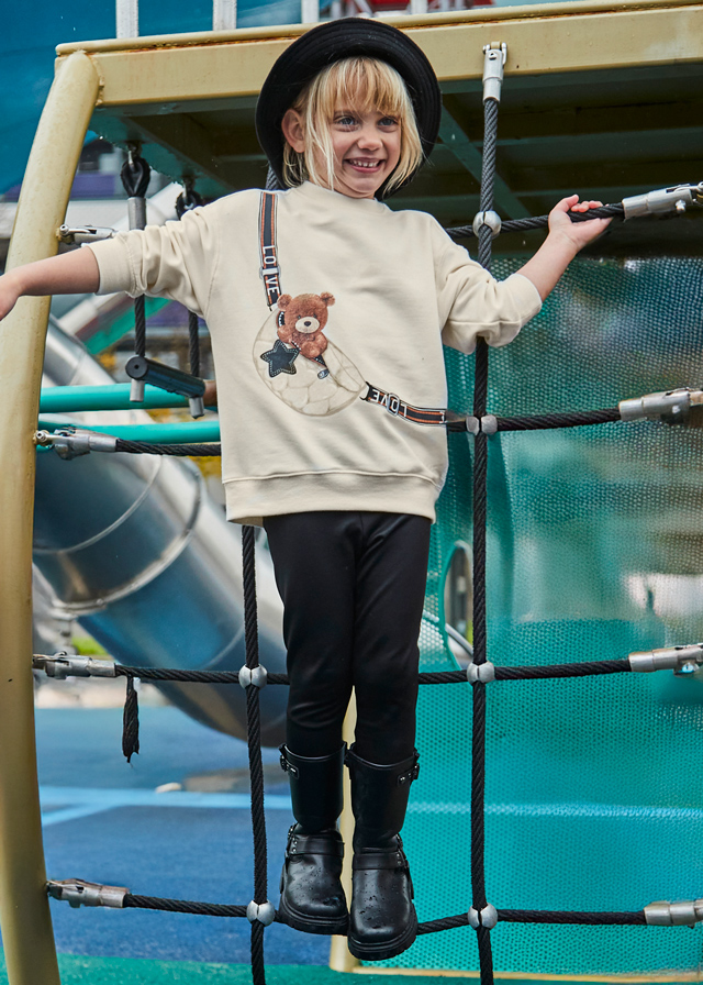 Conj. sweat leggings menina 