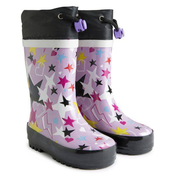 Botas de chuva glam rock