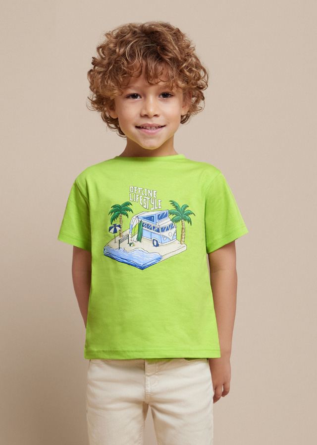 T-shirts algodão kiwi         