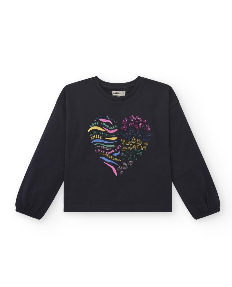 Long sleeve t-shirt bestfriend living in colour
