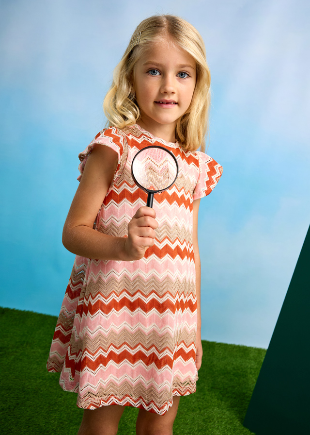 Vestido zigzag             